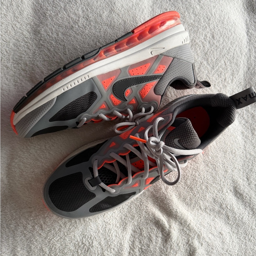 Nike Air Max Genome Anthracite Bright Crimson Sneakers | 10.5 - Picture 7 of 13